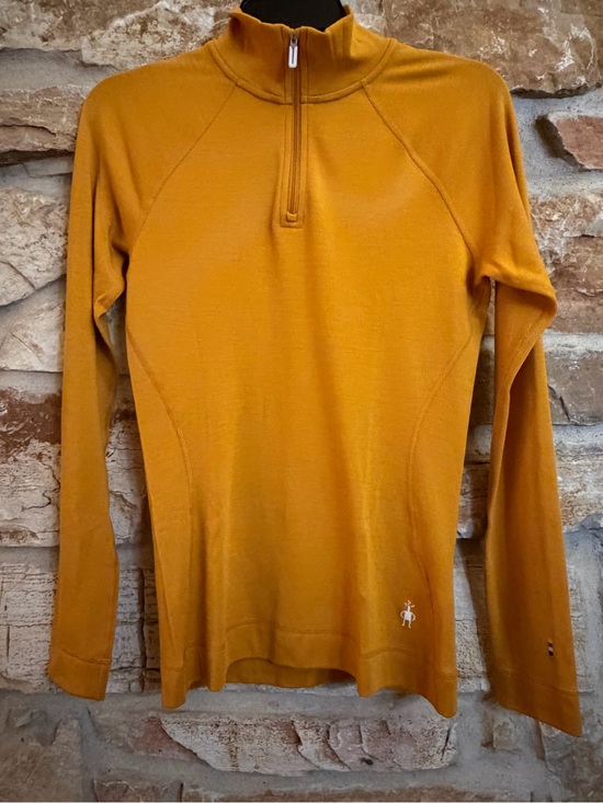 Smartwool Sweaters - Smartwool Women’s Half-Zip Turtleneck Sweater — Mustard